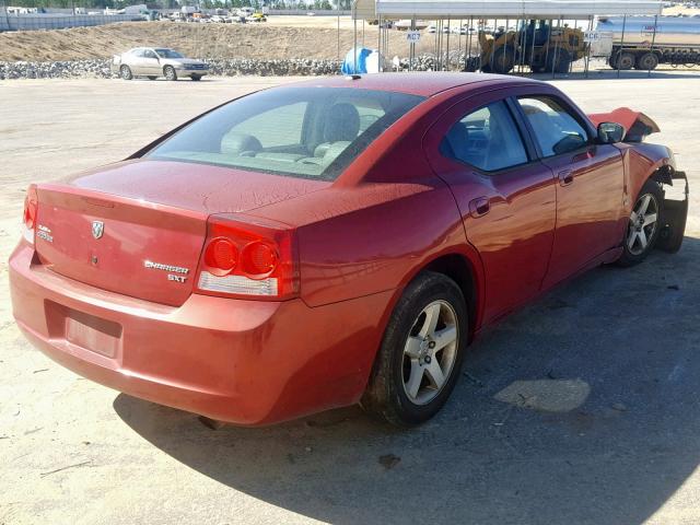 2B3KA33V69H585837 - 2009 DODGE CHARGER SX BURGUNDY photo 4