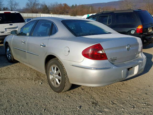 2G4WD532651208187 - 2005 BUICK LACROSSE C SILVER photo 3