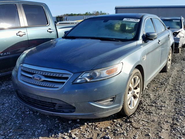 1FAHP2EW7AG105480 - 2010 FORD TAURUS SEL BLUE photo 2