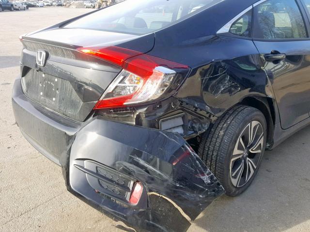 19XFC1F76GE223656 - 2016 HONDA CIVIC EXL BLACK photo 9