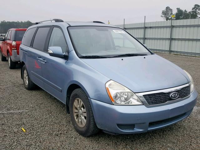 KNDMG4C79C6423626 - 2012 KIA SEDONA LX BLUE photo 1