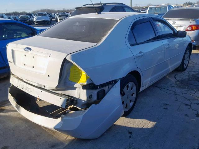 3FAHP06Z28R248269 - 2008 FORD FUSION S WHITE photo 4