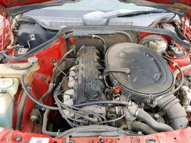 WDBDA29D7KF561990 - 1989 MERCEDES-BENZ 190 E 2.6 RED photo 7