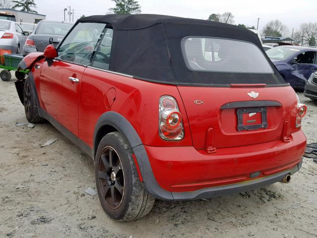 WMWRF33548TF67790 - 2008 MINI COOPER RED photo 3