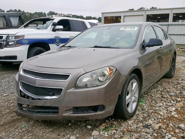 1G1ZA5E03AF289862 - 2010 CHEVROLET MALIBU LS BROWN photo 2
