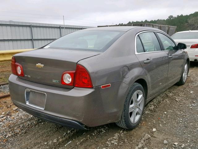 1G1ZA5E03AF289862 - 2010 CHEVROLET MALIBU LS BROWN photo 4