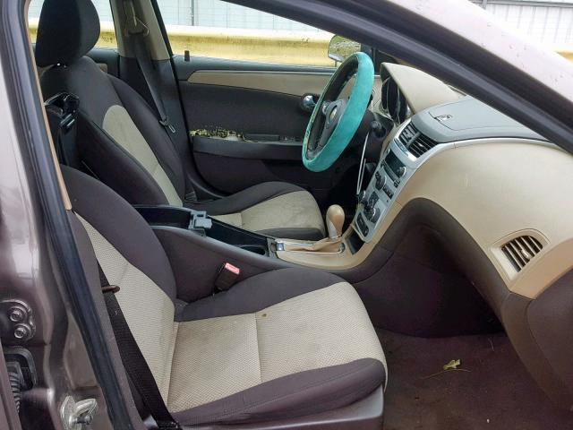 1G1ZA5E03AF289862 - 2010 CHEVROLET MALIBU LS BROWN photo 5