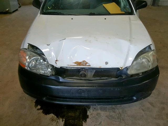 2HGEJ662XWH557390 - 1998 HONDA CIVIC DX WHITE photo 7