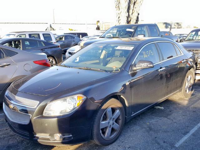 1G1ZK57B88F296408 - 2008 CHEVROLET MALIBU LTZ BLACK photo 2