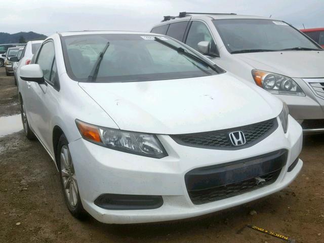 2HGFG3B19CH551042 - 2012 HONDA CIVIC EXL WHITE photo 1