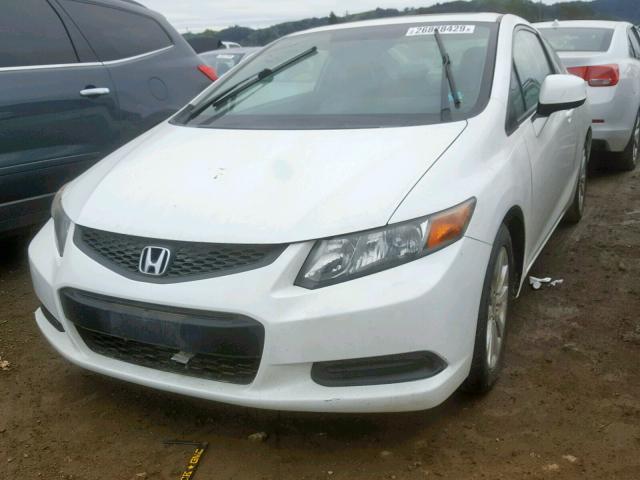 2HGFG3B19CH551042 - 2012 HONDA CIVIC EXL WHITE photo 2