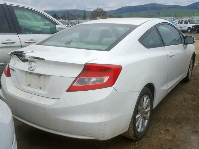 2HGFG3B19CH551042 - 2012 HONDA CIVIC EXL WHITE photo 4