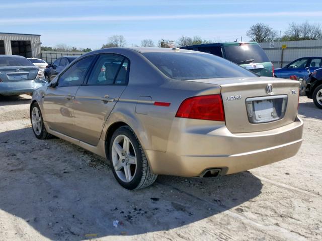 19UUA66246A054240 - 2006 ACURA 3.2TL GOLD photo 3