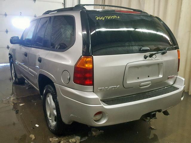 1GKDT13S542417995 - 2004 GMC ENVOY SILVER photo 3