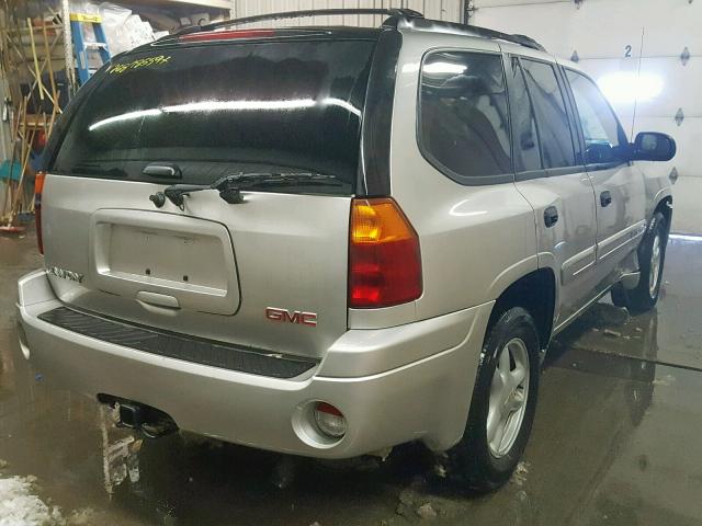 1GKDT13S542417995 - 2004 GMC ENVOY SILVER photo 4