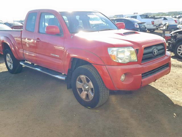 5TETU62N77Z459050 - 2007 TOYOTA TACOMA PRE RED photo 1