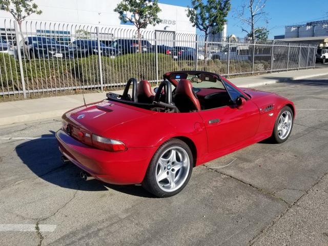 WBSCK9331XLC89668 - 1999 BMW M ROADSTER RED photo 4