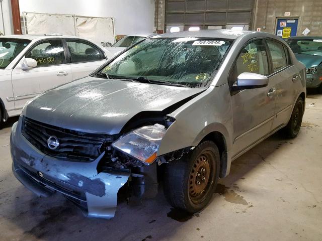 3N1AB6AP0AL615314 - 2010 NISSAN SENTRA 2.0 GRAY photo 2