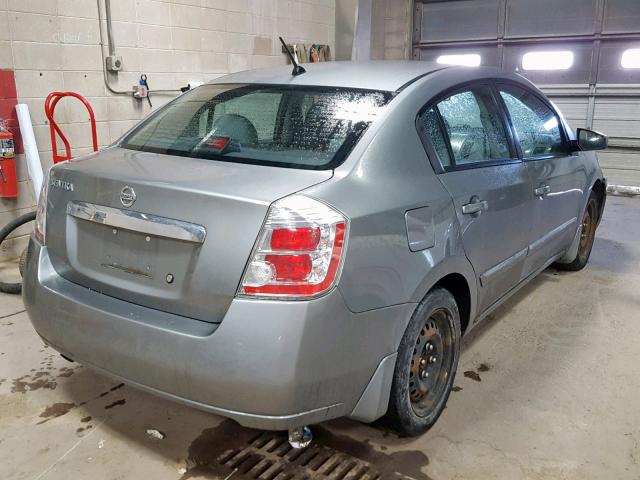 3N1AB6AP0AL615314 - 2010 NISSAN SENTRA 2.0 GRAY photo 4