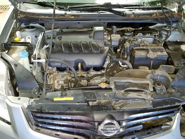 3N1AB6AP0AL615314 - 2010 NISSAN SENTRA 2.0 GRAY photo 7