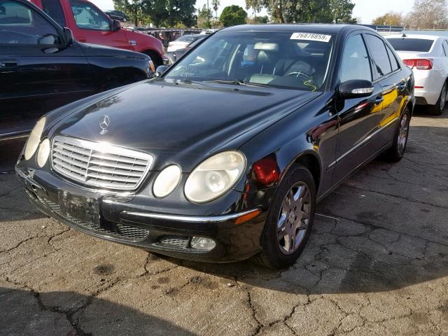 WDBUF65J13A141693 - 2003 MERCEDES-BENZ E 320 BLACK photo 2