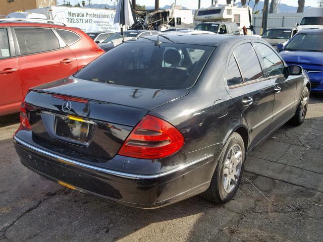 WDBUF65J13A141693 - 2003 MERCEDES-BENZ E 320 BLACK photo 4