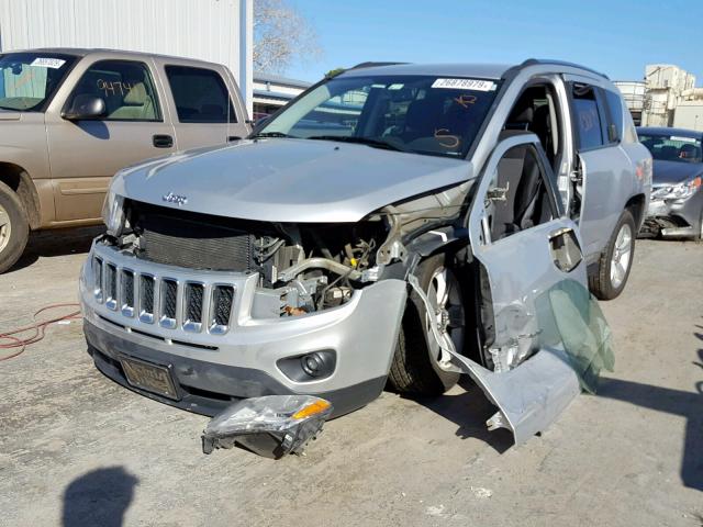 1J4NF1FB7BD266706 - 2011 JEEP COMPASS SP SILVER photo 2