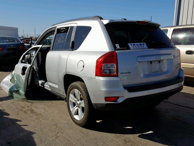 1J4NF1FB7BD266706 - 2011 JEEP COMPASS SP ვერცხლისფერი ფოტო 3