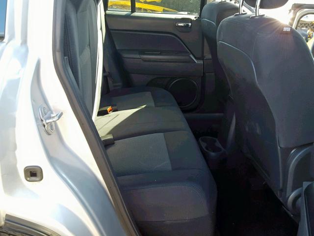 1J4NF1FB7BD266706 - 2011 JEEP COMPASS SP ვერცხლისფერი ფოტო 6