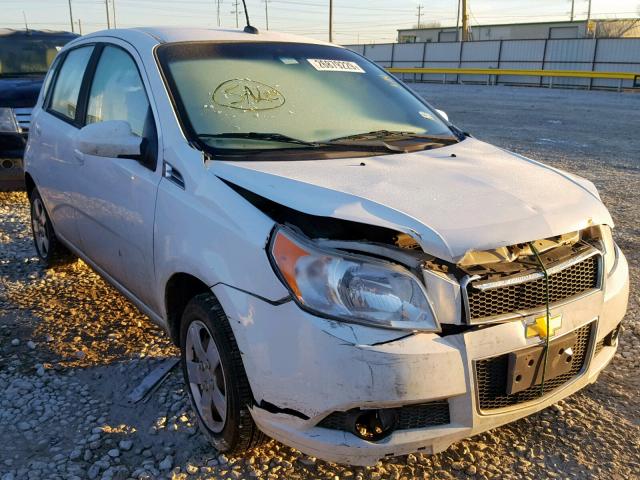 KL1TD6DE6BB212684 - 2011 CHEVROLET AVEO LS WHITE photo 1