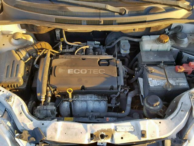 KL1TD6DE6BB212684 - 2011 CHEVROLET AVEO LS WHITE photo 7