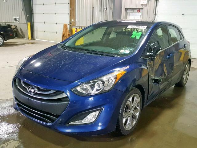 KMHD35LE4DU048866 - 2013 HYUNDAI ELANTRA GT BLUE photo 2