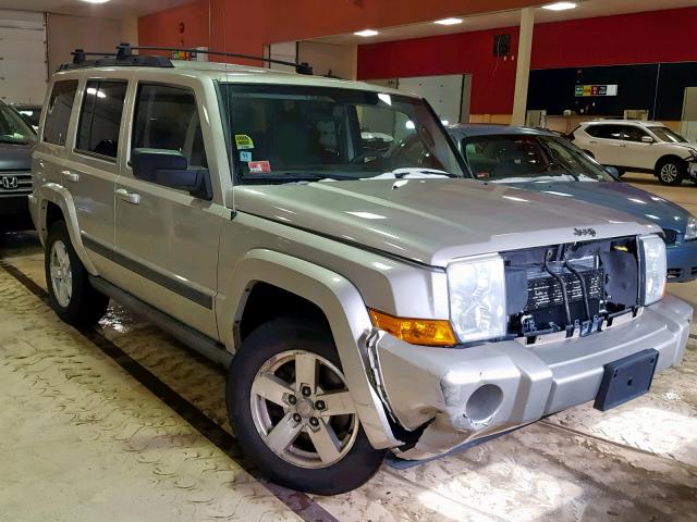 1J8HG48K37C520349 - 2007 JEEP COMMANDER GRAY photo 1