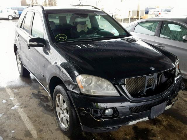 4JGBB86E27A206294 - 2007 MERCEDES-BENZ ML 350 BLACK photo 1