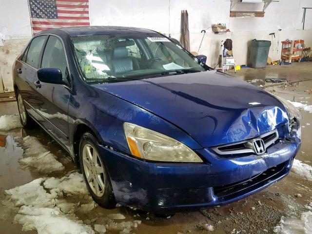 1HGCM66583A009116 - 2003 HONDA ACCORD BLUE photo 1