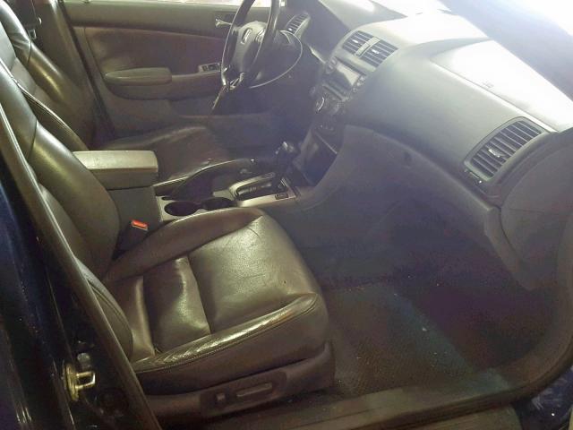 1HGCM66583A009116 - 2003 HONDA ACCORD BLUE photo 5