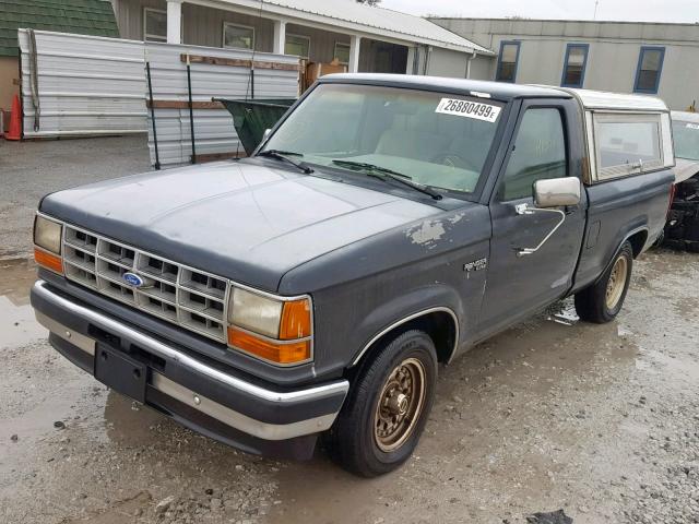 1FTCR10A0LUB73841 - 1990 FORD RANGER GRAY photo 2