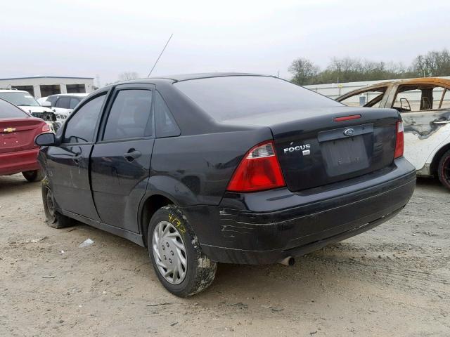 1FAFP34N67W111291 - 2007 FORD FOCUS ZX4 BLACK photo 3