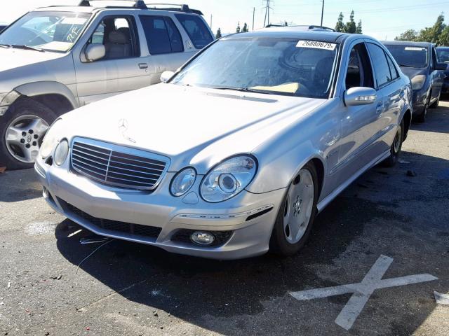 WDBUF76J56A953975 - 2006 MERCEDES-BENZ E 55 AMG SILVER photo 2