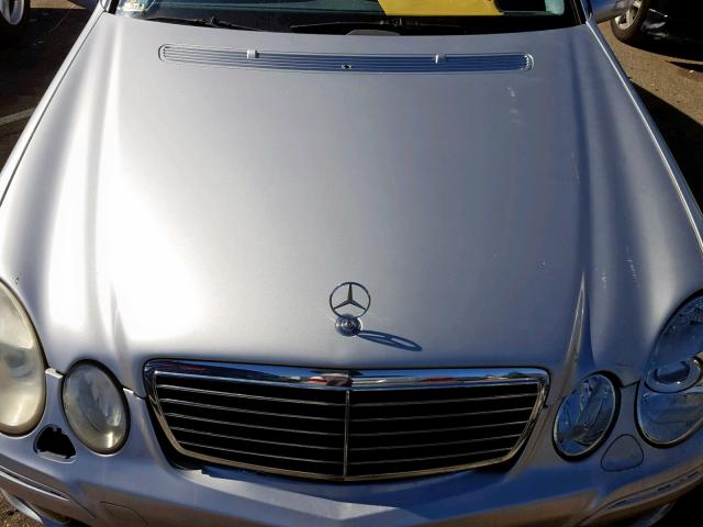 WDBUF76J56A953975 - 2006 MERCEDES-BENZ E 55 AMG SILVER photo 7