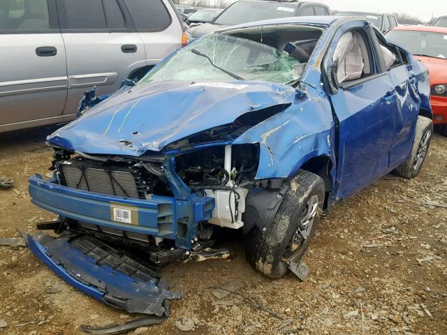 1G1JB5SH9H4150815 - 2017 CHEVROLET SONIC LS BLUE photo 2