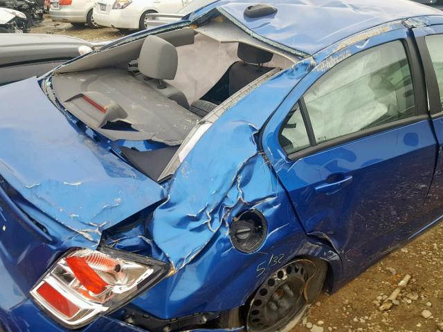 1G1JB5SH9H4150815 - 2017 CHEVROLET SONIC LS BLUE photo 9