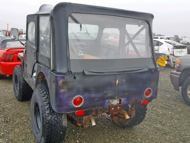 142165 - 1962 WILLY JEEP BLACK photo 3