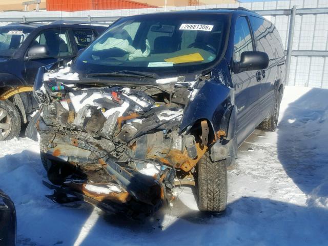 1GMDX03E53D284500 - 2003 PONTIAC MONTANA BLUE photo 2