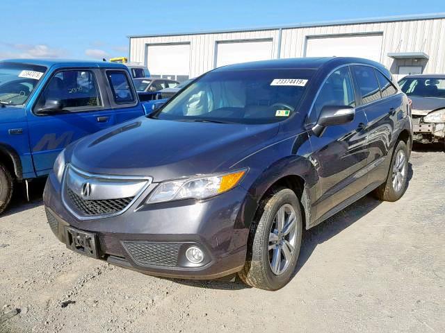 5J8TB3H52FL002513 - 2015 ACURA RDX TECHNO BLACK photo 2