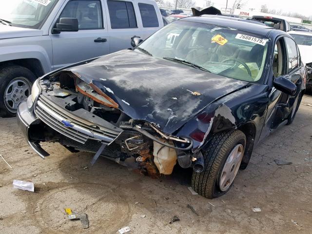 1G1NE52J416119705 - 2001 CHEVROLET MALIBU LS BLACK photo 2
