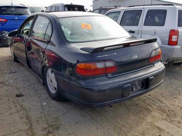 1G1NE52J416119705 - 2001 CHEVROLET MALIBU LS BLACK photo 3