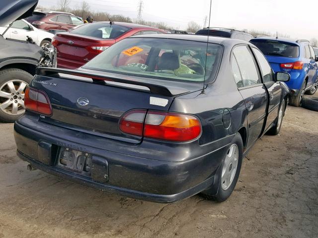 1G1NE52J416119705 - 2001 CHEVROLET MALIBU LS BLACK photo 4