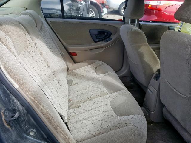 1G1NE52J416119705 - 2001 CHEVROLET MALIBU LS BLACK photo 6