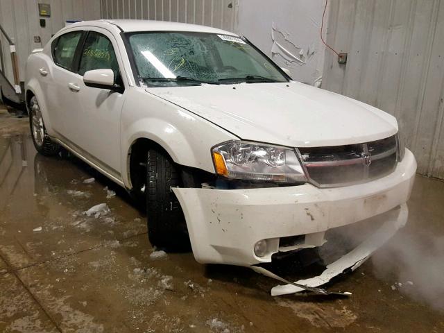 1B3CC5FB9AN181244 - 2010 DODGE AVENGER R/ WHITE photo 1